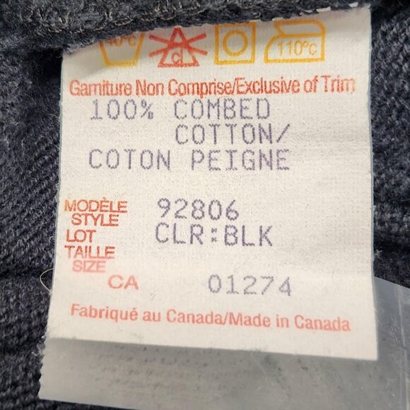 Tosani Canada Men XXL Black Gold Coogi Style Cosby Crew Neck Cotton Knit Sweater - Picture 6 of 10